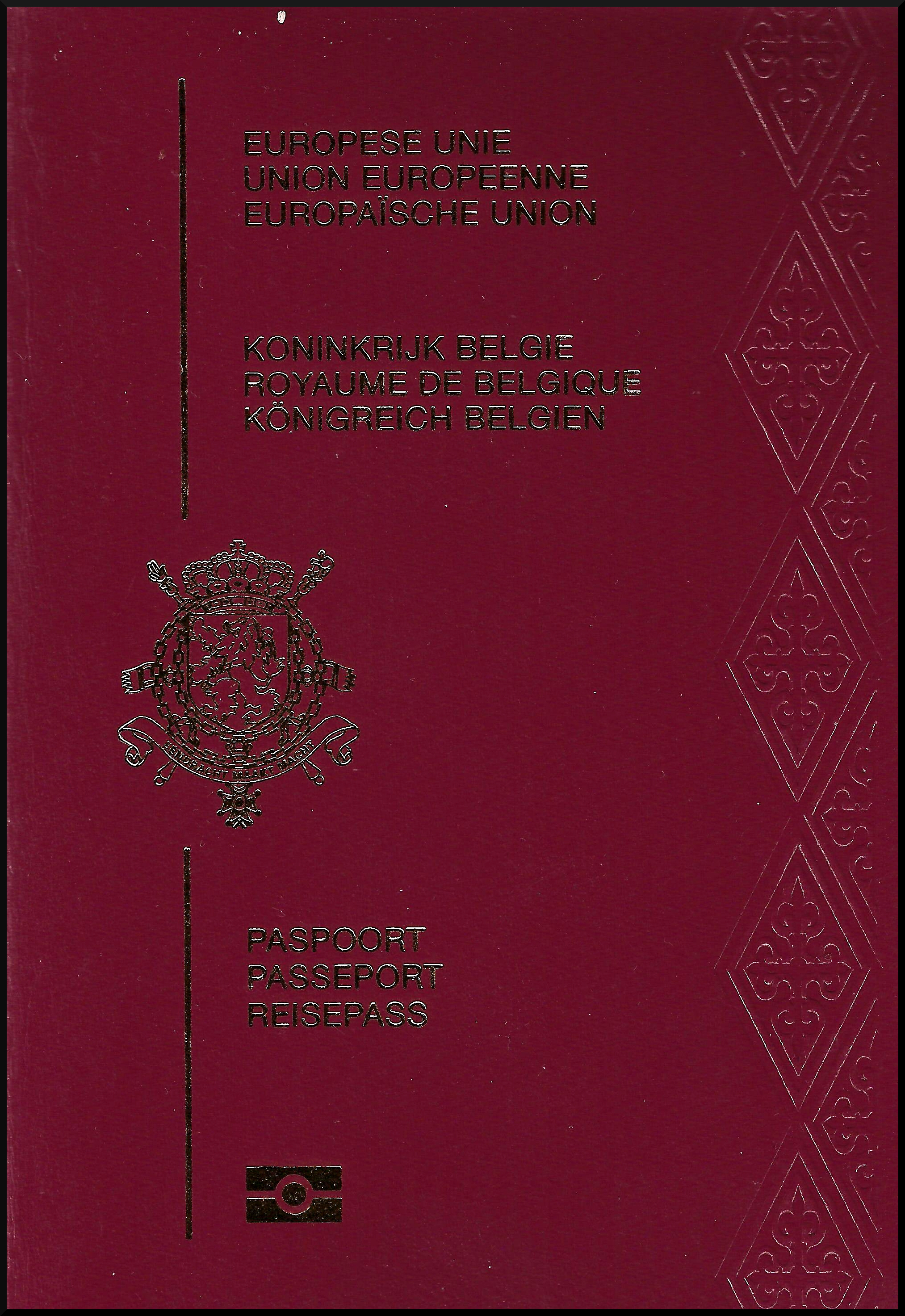 Паспорт Бельгии