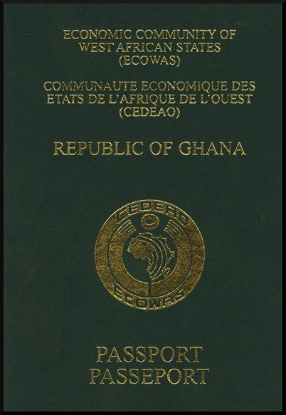 Паспорт Ганы