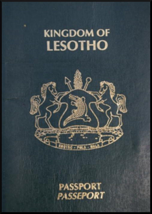 Паспорт Лесото